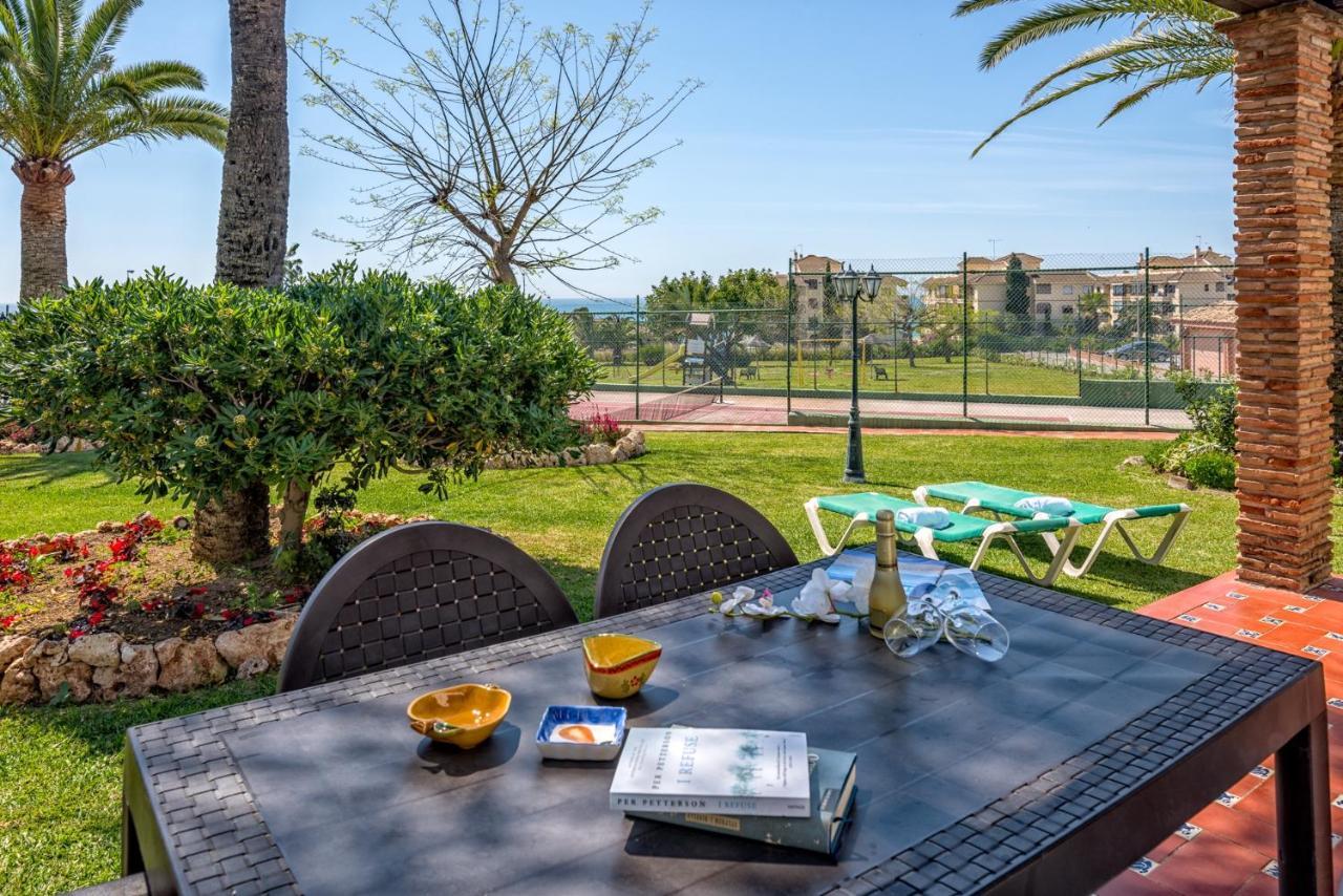 Bungalow Sea View, Pool, Tennis, Beach 5Min Walk Villa Mijas Bagian luar foto